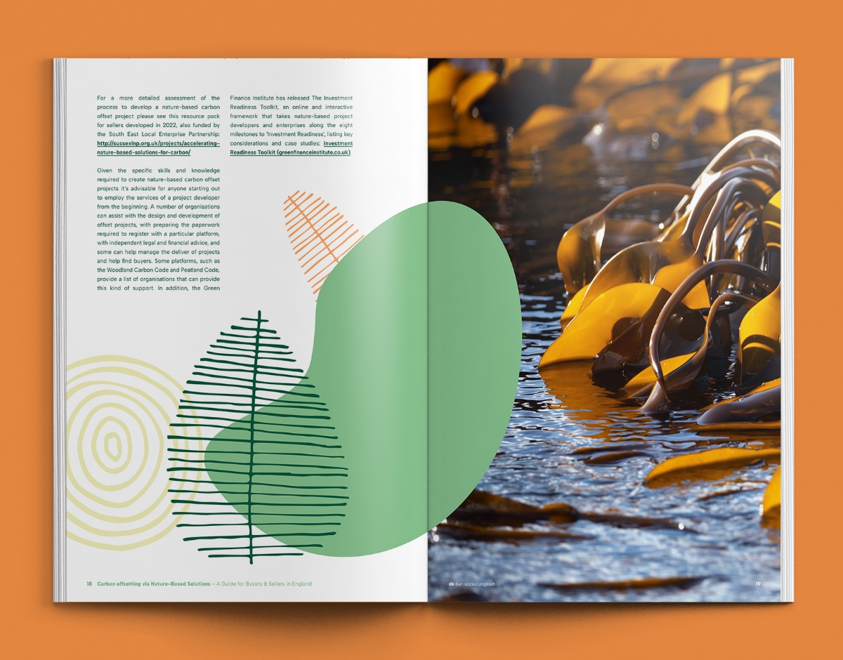 Report spread mockup