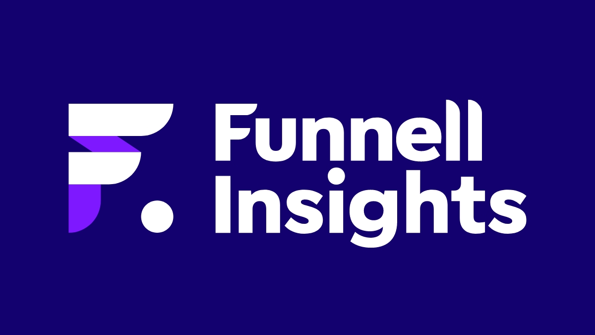 Funnell01.jpg Funnell Insights reversed out logo on a navy blue background.
